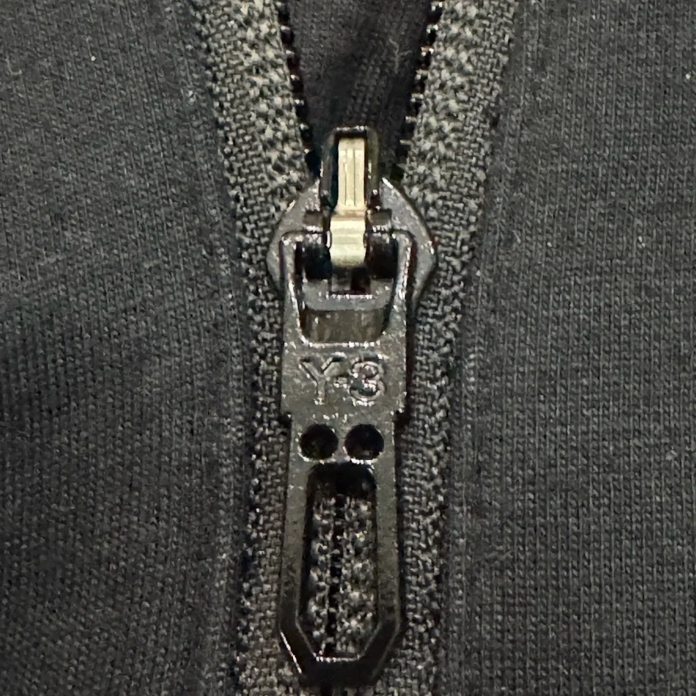 Rare Black Y-3 Adidas Fleece Zipper Hoodie